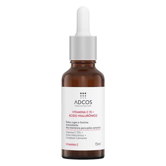Sérum Facial Adcos - Vitamina C 15 + Ácido Hialurônico