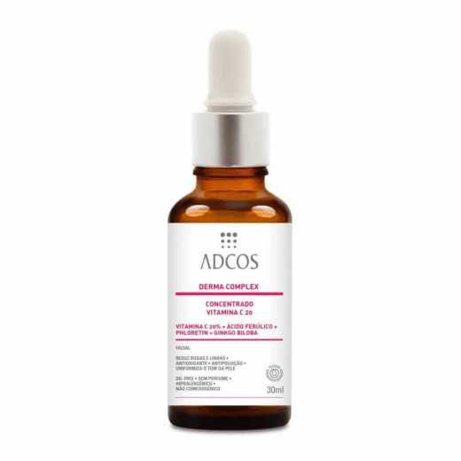 Imagem de Sérum facial anti-idade derma complex adcos concentrado vitamina c 20 com 30ml