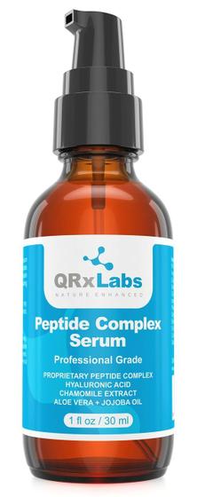 Imagem de Sérum Facial Antienvelhecimento QRxLabs com Peptídeos e Ácido Hialurônico - 30ml