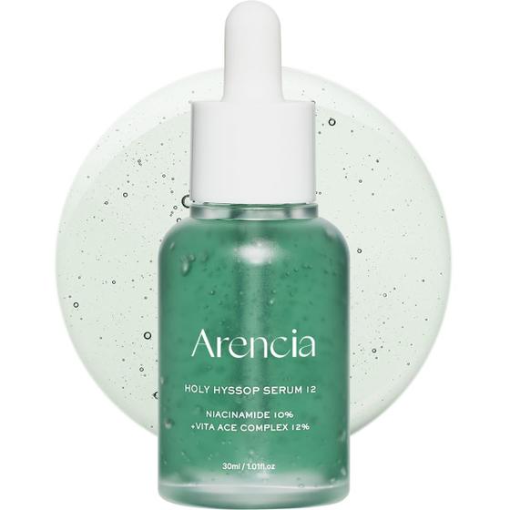 Imagem de Sérum Facial Arencia Hyssop Glow 30ml - Com Niacinamida 10% e Vitaminas A, C e E 12%