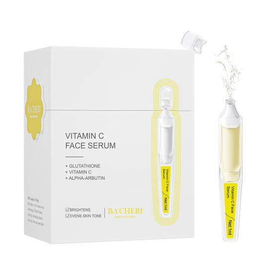 Imagem de Sérum Facial BACHERI - Vitamina C, Ácido Hialurônico e Glutationa (15ml)