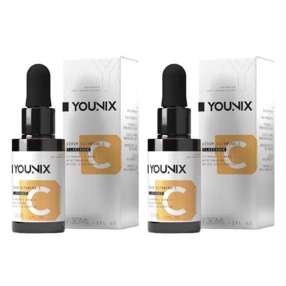 Imagem de Serum Facial Clareador Vitamina C Younix 30ml-2 Unidades