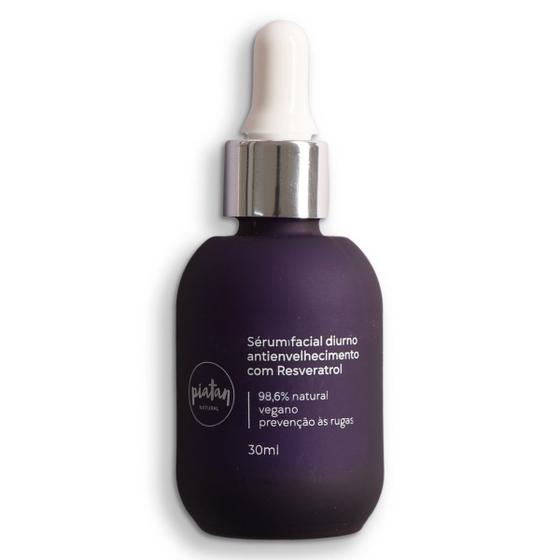 Imagem de Serum Facial Diurno Antienvelhecimento e Prevenção de Rugas Resveratrol 30ml Piatan Natural