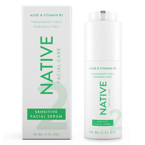 Imagem de Sérum Facial Native Sensitive Hidratante 30ml - Com Aloe Vera e Niacinamida (B3)