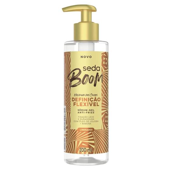 Imagem de Sérum Gel Antifrizz Seda Boom Definição Flexível Pump 200ml