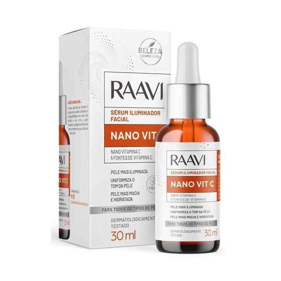 Imagem de Sérum Iluminador Facial Nano Raavi VIT C 30ml