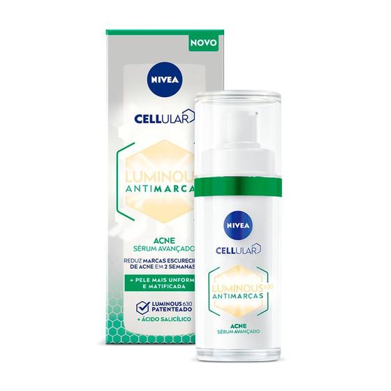 Imagem de Sérum Nivea Cellular Luminous 630 Antimarcas Acne 30ml