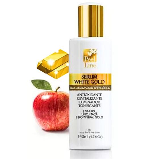 Imagem de Sérum Ouro e Maçã Anti Oxidante Anti-inflamatório Tonificador Revitalizante Ionizável