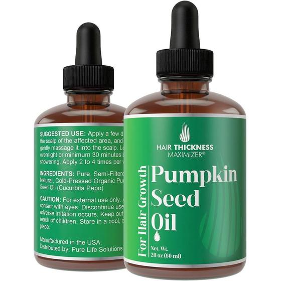 Imagem de Sérum para Cabelo com Óleo de Semente de Abóbora - Maximizador de Espessura (60mL)