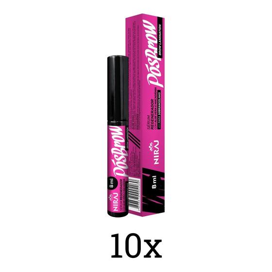 Imagem de Sérum Pós Brow Niraj Regenerador 8ml Rosa c/ 10Un