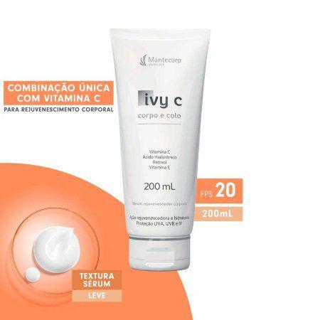 Imagem de Sérum Rejuvenescedor Corporal Ivy C Corpo e Colo FPS20  200ml