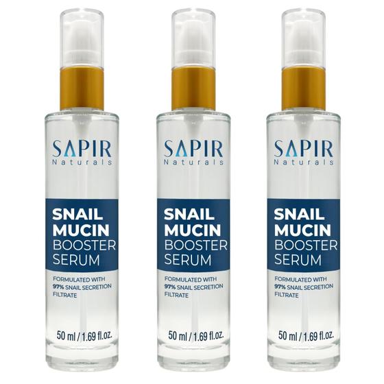 Imagem de Sérum Sapir Naturals Snail Mucin Repair Booster 50ml (Kit com 3)