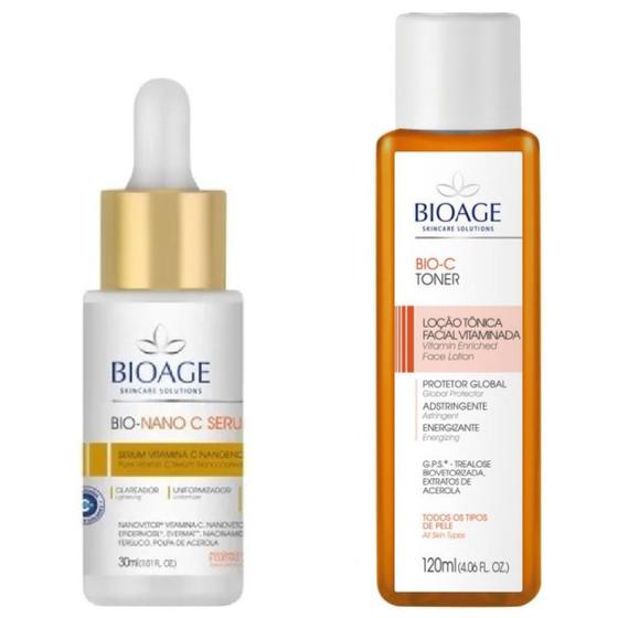 Imagem de Serum Vitamina C Bio-nano C + Loção Tônica Bio-C - BIOAGE