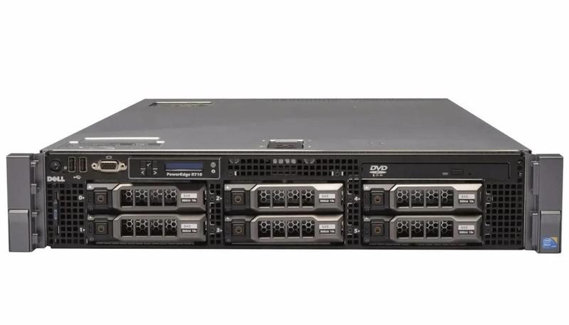 Imagem de Servidor Dell PowerEdge R710, 2x Xeon SixCore, RAM 192GB, 4TB SAS/SATA, Windows Server 2022