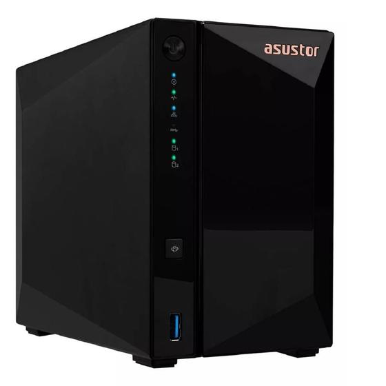 Imagem de Servidor NAS Asustor AS3302T V2 2 Baias, Quad-Core 1.7 Ghz, 2GB RAM, 2.5 Gigabit