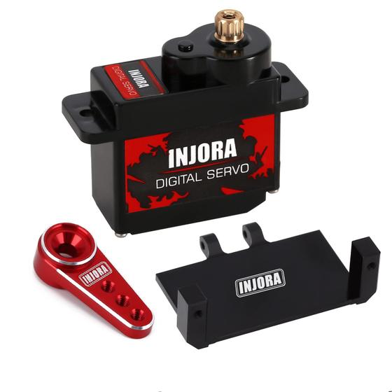 Imagem de Servo RC Digital INJORA 12g com Suporte de Metal para AX24 e SCX24