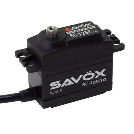 Imagem de Servo Savox SC-1256TG Preta Edition 6V 20Kg .15s Modelismo