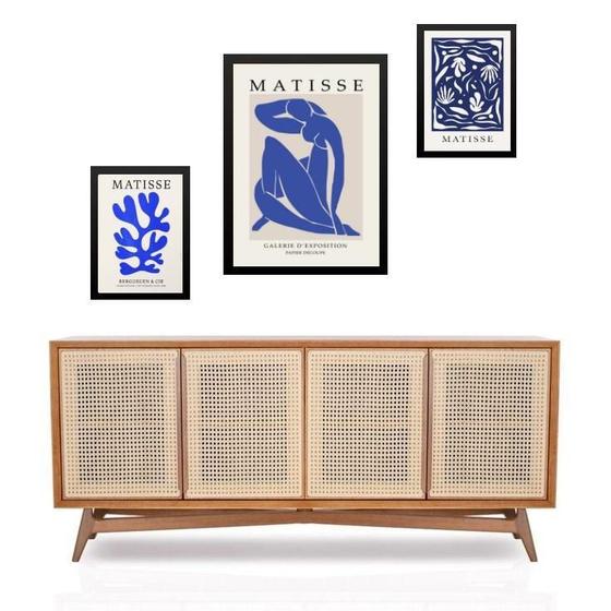 Imagem de Set 3 Quadros Artes uis Matisse