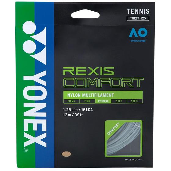 Imagem de Set de Corda para Raquete de Tênis Yonex Rexis Cinza 1.25mm