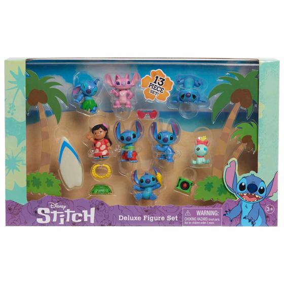 Imagem de Set Deluxe com 8 Bonecos e Acessórios Lilo &amp Stitch - Disney