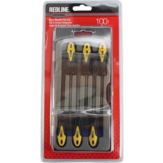 Imagem de Set Limas Metal 6 Peças, Redline - Allcraft