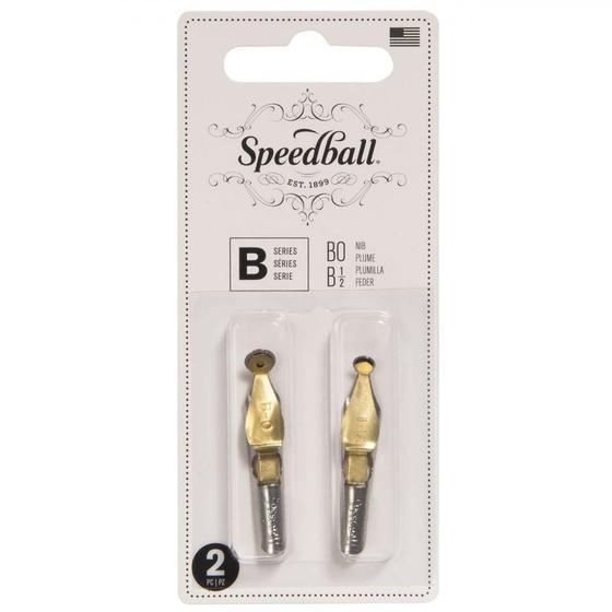 Imagem de Set Pena Para Caligrafia Speedball B0 E B1/2 Style 031010