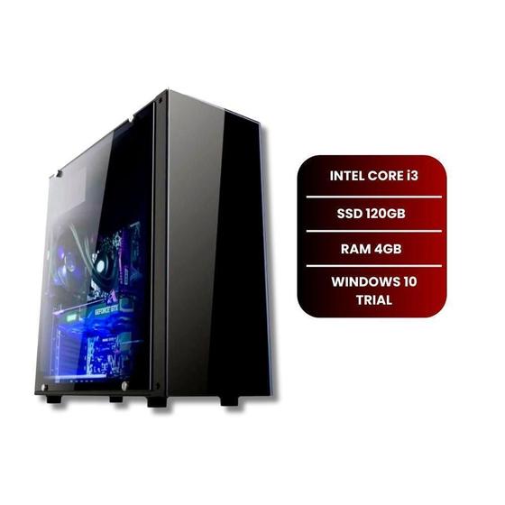 Imagem de Seu Novo Pc Básico Intel Core I3, 4Gb Ram, Ssd 120Gb