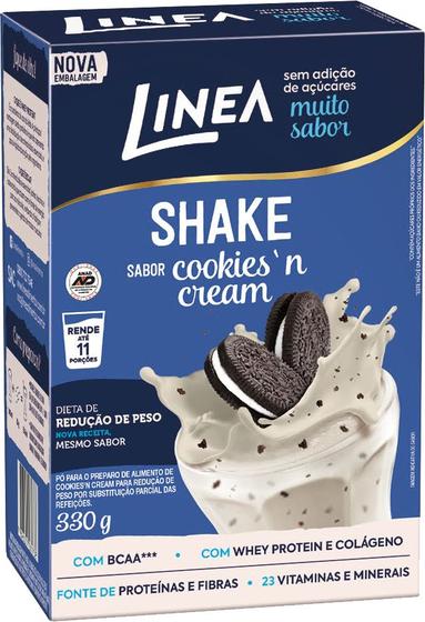 Imagem de Shake Cookies'N Cream Redução de Peso Com Whey Protein 330G Linea