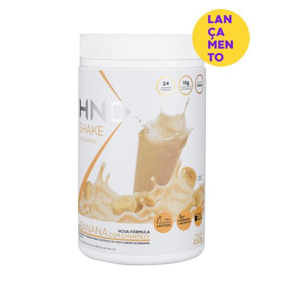 Imagem de Shake H-Control Sabor Banana Com Chantilly Hinode HND 450g