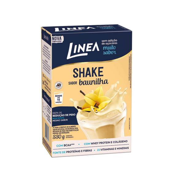 Imagem de Shake Premium Sabor Baunilha 330g - Linea