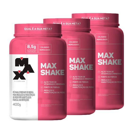 Imagem de Shake Substituto de Refeição Max Shake Kit 30 dias - Max Titanium
