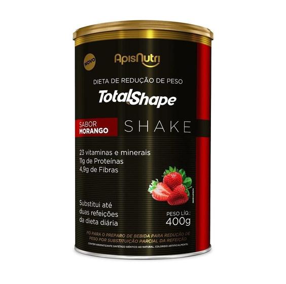Imagem de Shake Total Shape (400G) - Sabor: Morango