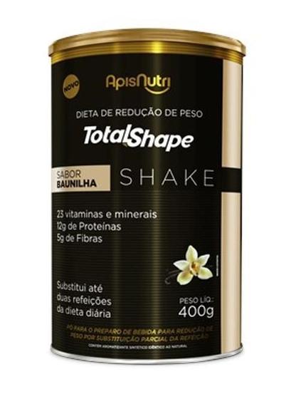 Imagem de Shake Total Shape Baunilha 400G Apisnutri Emagreça Subst