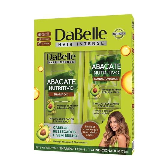 Imagem de Shampoo 250ml+condicionador dabelle abacate nutritivo 175ml