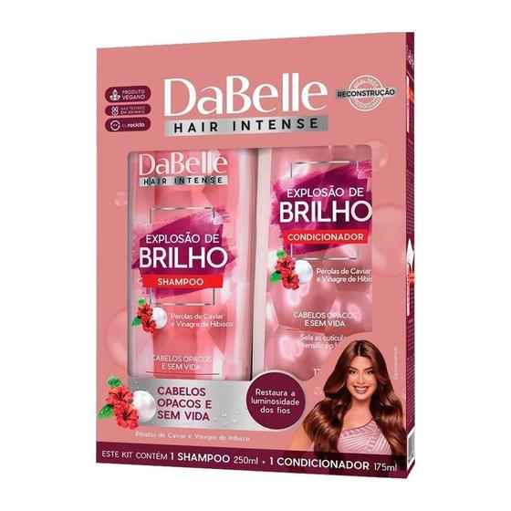 Imagem de Shampoo 250ml+condicionador dabelle explosao de brilho 175ml