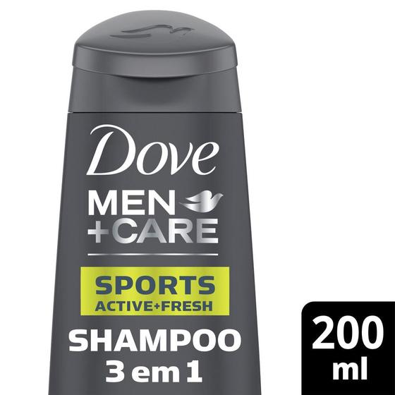 Imagem de Shampoo 3 em 1 Dove Men+Care Sports 200ml