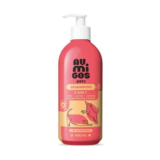 Imagem de Shampoo 5 em 1 Au.Migos Pets 400ml - Boticário