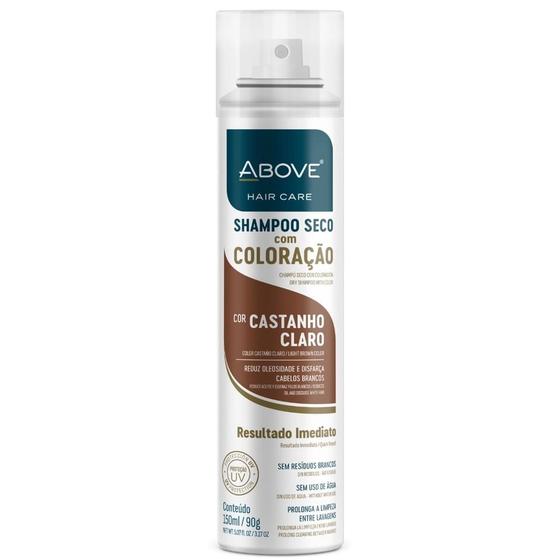 Imagem de Shampoo A Seco Above Com Coloração Castanho Claro 150ml