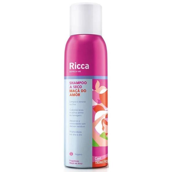 Imagem de Shampoo a Seco Maçã do Amor 150ml - Ricca