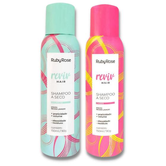 Shampoo A Seco Ruby Rose Kit 2 Unidades Shampoo a Seco Magazine Luiza