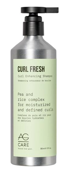 Imagem de Shampoo AG Care Curl Fresh 355ml - Para Cabelos Ondulados, Cacheados e Crespos