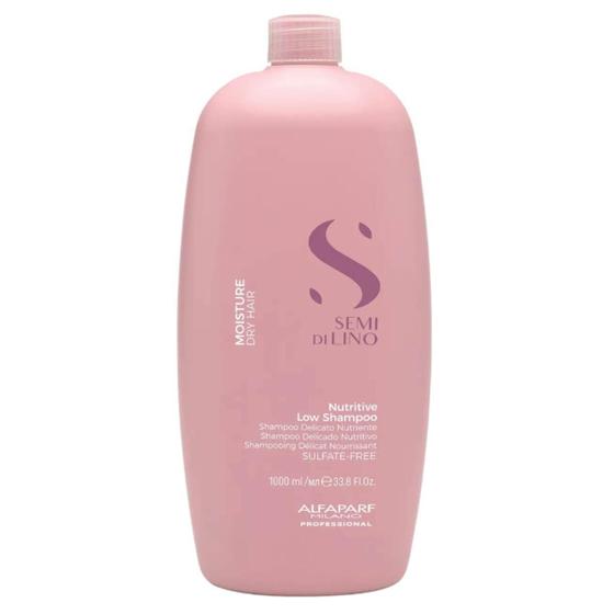 Imagem de Shampoo Alfaparf Moisture Nutritive Semi Di Lino 1L Nutrição Hidratação Brilho e Proteção Diário