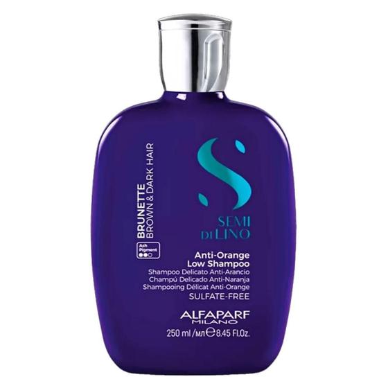 Imagem de Shampoo Alfaparf Semi Di Lino Brunette Anti-Orange 250Ml