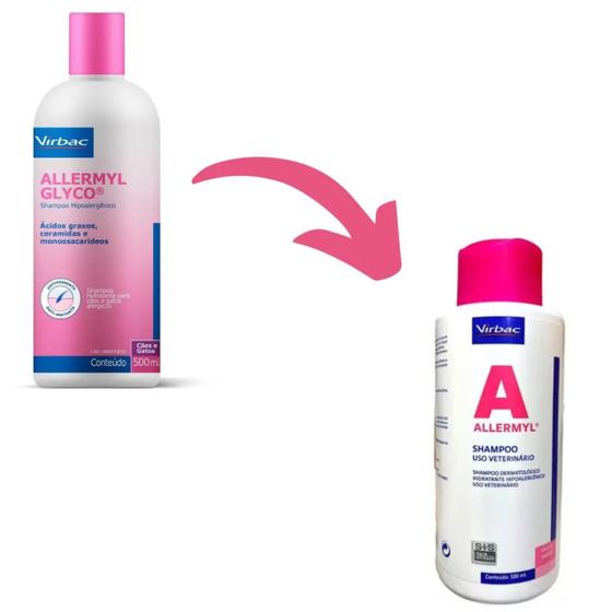 Imagem de Shampoo Allermyl Glyco 500 Ml - Virbac