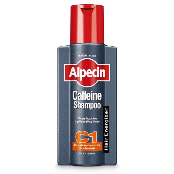 Imagem de Shampoo Alpecin C1 Cafeína 250mL promove o crescimento natural do cabelo