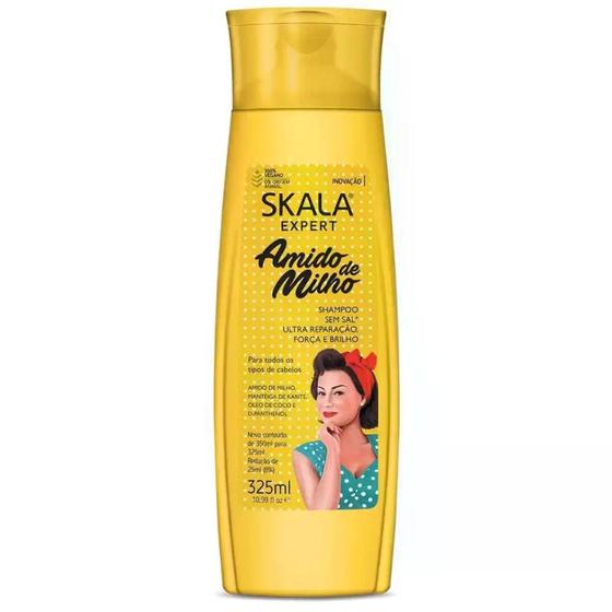 Shampoo Amido de Milho 325Ml Skala Imagem de Shampoo Amido de Milho 325Ml Skala