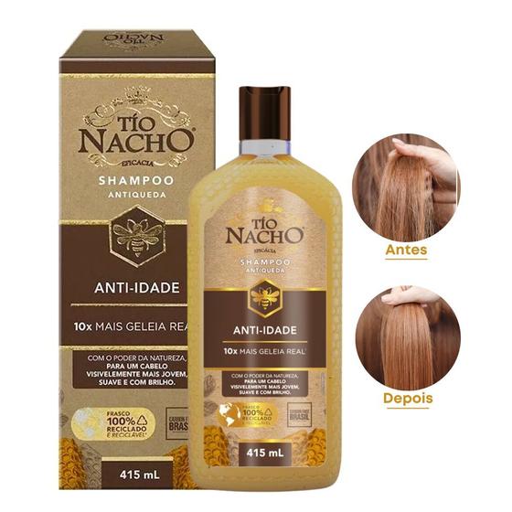 Imagem de Shampoo ANTI-IDADE Fortalecedor 415ml Tio Nacho