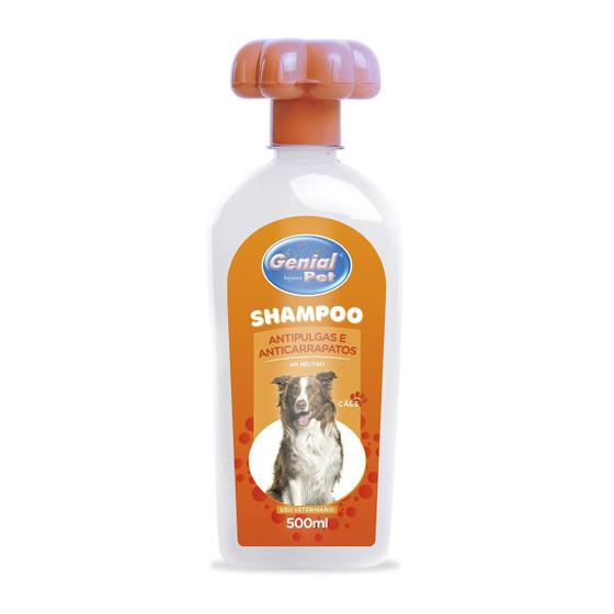 Imagem de Shampoo Anti - Pulgas Genial Pet 500ml Fragrância Suave