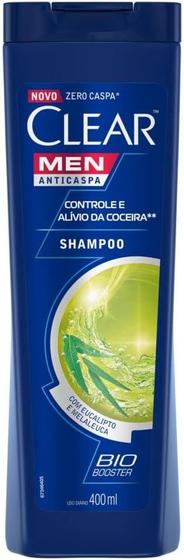 Imagem de Shampoo Anticaspa Clear Men Controle e Alívio da Coceira 400ml