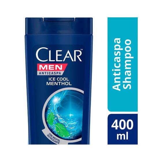 Imagem de Shampoo Anticaspa Clear Men Ice Cool Menthol 400ml